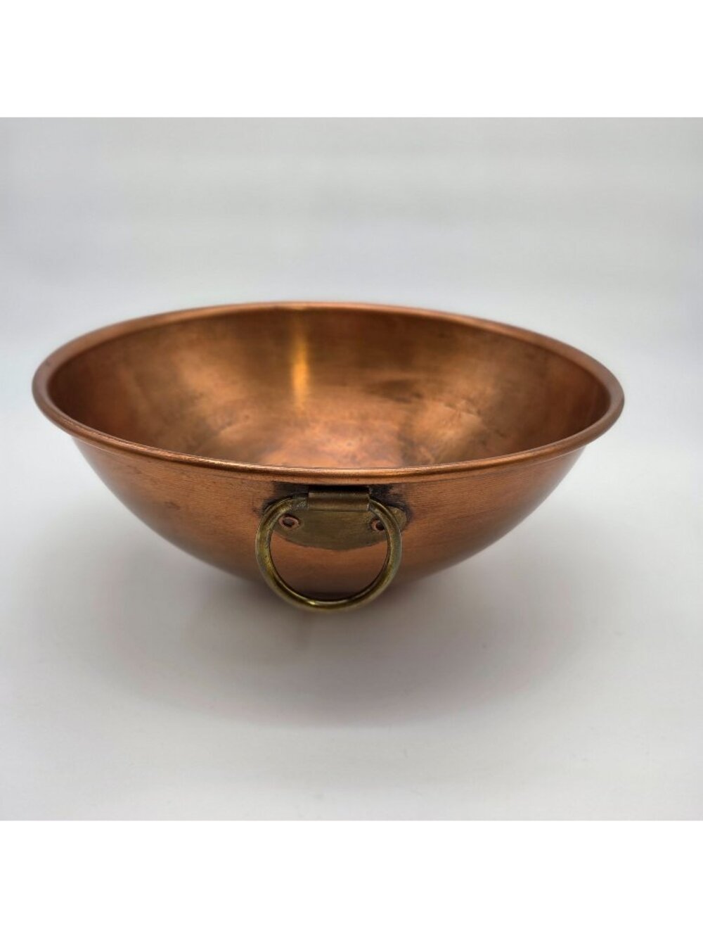 Vintage Atlas Metal Spinning Co Copper Mixing Bowl
